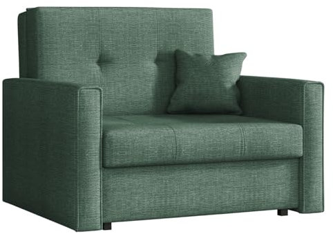 Mirjan24 Sofa Viva Bis I mit Schlaffunktion, Schlafsofa, einsitzer Polstersofa mit Bettkasten, Bettsofa inkl. Kissen, Farbauswahl, Wohnlandschaft (Spirit 11)