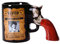 Wilder Westen Kaffeebecher mit Revolver als Griff - Billy the Kid Fahndungsplakat Kaffeetasse