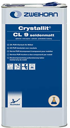 Zweihorn Crystallit 2K-PUR Klarlack CL 9 seidenmatt (5 Liter)
