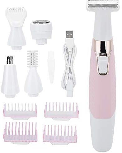 Afeitadora eléctrica para mujer, máquina de depilación femenina, afeitadora recargable, recortadora de bikini, máquina de depilación húmeda y seca para piernas, axilas, brazo, recortadora
