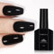 TOMICCA Gel Nagellack, 15ml Schwarz UV Nagellack Soak Off UV LED Gel Lack Maniküre DIY Home Geschenke für Frauen