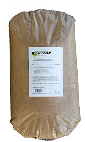 Arena Quarzsand Rasensand 0,4-1,6mm 125kg I ideal zum Besanden oder nach dem Aerifizieren von Rasen I hydroklassiert, gewaschen und gereinigt