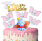 IOSCDH 12pcs Dum.bo Cake topper, Dumbo Geburtstag Dekoration Set, Cartoon Elefant Party Kuchen Dekoration, Sammelfiguren Mini Figuren Set, Tortendeko Mädchen,Cartoon Anime Movie Figuren