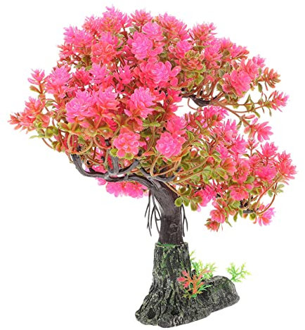 DOITOOL Decorazione Per Acquario Resina Con Albero Finto Realistico Piante Decorative Per Acquario Accessori Per Serbatoi Di Pesce Decorazione Per Acquari Desktop E Piccoli Serbatoi