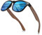 GREENTREEN Polarisierte Holz Sonnenbrillen für Herren: Verspiegelt Sonnenbrille UV400-Schutz und Reduzierte Blendung - Freizeit Brillen für Outdoor Aktivitäten -Fahren Wandern Angeln Strandaktivitäten