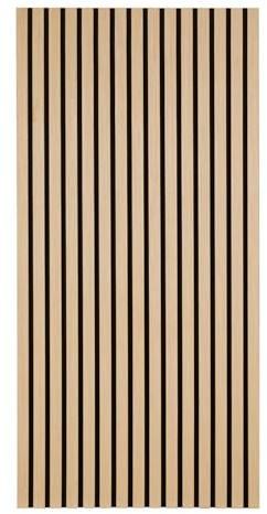 Vkechh Akustikpaneele Holz 120x60 cm, Schallabsorbierende Wandverkleidung mit Holzfurnier & Filz – Modernes Design für Innenräume,Wandpaneele holz zur Raumakustik-Verbesserung,Eiche