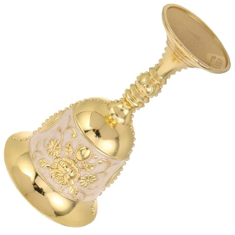 ULTECHNOVO Cáliz Vintage de Metal Rosas Copa de Vino Estilo Real para Bodas Fiestas y Decoración Ceremonial Decorativo de Copa de Licor Medieval