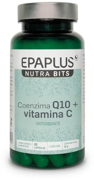 EPAPLUS Coenzima Q10 100 mg Vitamina C antioxidante 60 cápsulas