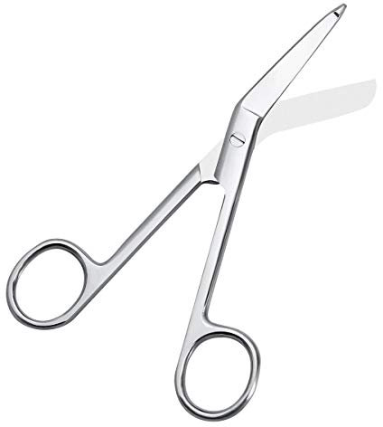 Healifty, Forbici chirurgiche per uso medico in acciaio inossidabile, 14 cm, per infermieri, primo soccorso, bendaggi e utilizzo a casa