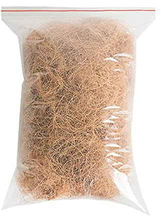 #N/A 500g de Noix de Coco Fibre Orchidées Séchées Artisanat Literie pour Animaux de Compagnie Paniers en Fil Résistant Aux Insectes Maintenir La Températur