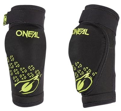 O'NEAL | Armbågsskydd | Barn | BMX mountainbike MTB | Ventilerande neopren, lätt och ultratunn konstruktion, nötningsbeständigt material | Dirt Elbow Guard Youth V.23 | Svart neongul | OS