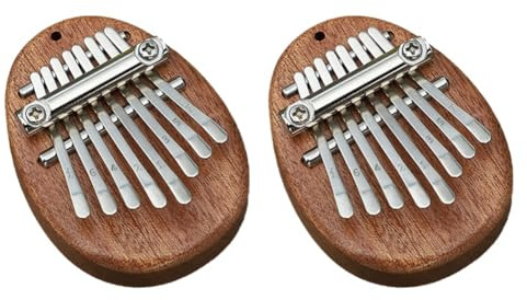 Kznifmk Mini Kalimba Mini Pianoforte Pollice 8 Toni Portatile Principiante Dito Piano Strumento C