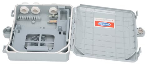 Optical Fiber Distribution Box 8 Fiber Optic Splitter Box Indoor Outdoor Wall Hanging Pole Installation