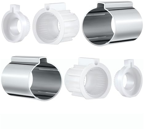 Set di 2 tubi di arresto per valvole di rubinetto, adatti per Moens Posi Temped Rubinetti Cartucce Finitura Cromata Uso