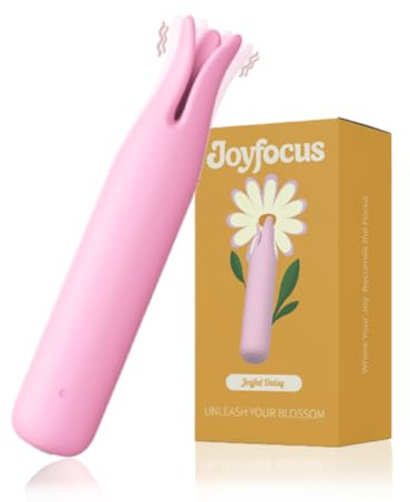 JOYFOCUS Mini Bullet Vibrator Sex Toy for Women, 10 Modes, USB Rechargeable