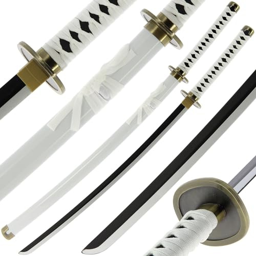Bamboo Handmade Anime Katana – 100cm Wooden Blunt Sword Prop with Sheath – Safe Cosplay Anime Inspired Replica for Collectors & Roleplay Wadous Sword