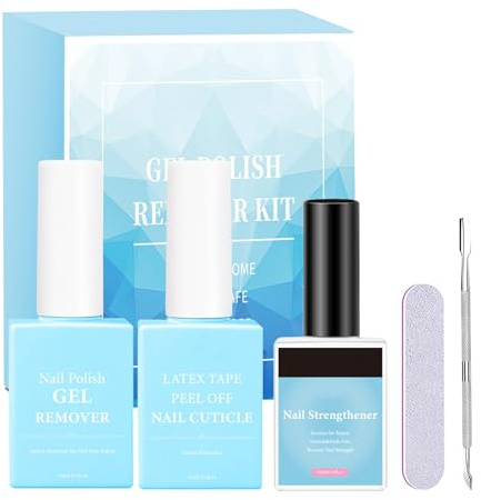 Dissolvant pour vernis à ongles gel, dissolvant de vernis à ongles, amplificateur d'ongles, dissolvant anti-fuite, dissolvant de vernis à ongles avec tampon à ongles et repousse-cuticules pour le