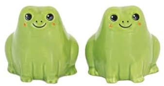 Sass & Belle Frog Salt & Pepper Shakers – Cute Kitchen Accessories for Dining Table or Dressing Table – Quirky House Gifts & Salt and Pepper Set