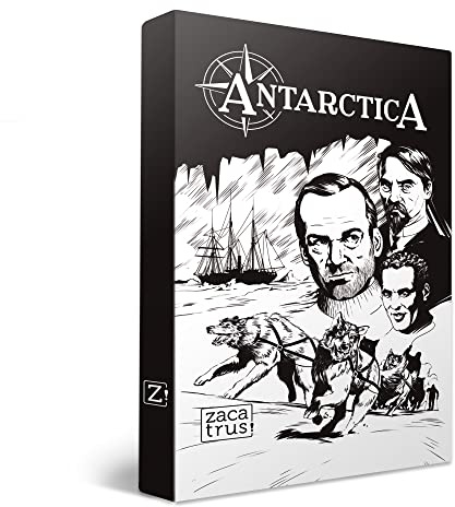 Antarctica, Juego de Mesa, Cooperativo, Narrativo, Familiar, con Amigos, Ciencia Ficción, Correo Electrónico, Idioma Español, Edad +10 Años