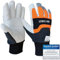 SWS Forst GmbH Schnittschutzhandschuh Forsthandschuh aus Leder Klasse 1 20m/s Gr. S