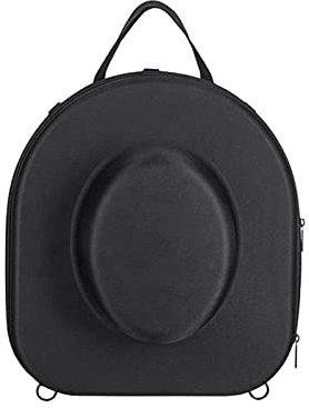 kowaku Hat Box Travel Case Portable Hat Travel Case Fedora Hat Carrier Case with Hard Shell Outer Cowboy Hat Storage Box for Women & Men Travel