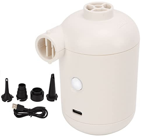 HERCHR USB-Luftpumpe, Universelle Elektrische Luftpumpe 2a DC5V Mini-Luftmatratzenpumpe Tragbare Inflatorpumpe Mit Luftdüsen Für Sofa-Rettungsring