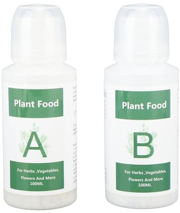 Alimenti per Piante Idroponiche, Nutrienti Idroponici per la Coltivazione di Piante Fertilizzante per la Coltivazione Ortaggi, Frutta e Fiori, di Coltivazione