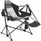 VEVOR Reclining Camping Chair, 300 lbs Load Camping Hammock Chair, Rocking Lounge Folding Chair with Footrest, Storage Bag, Headrest & Adjustable Backrest, for Camping and Other Outdoor Activities