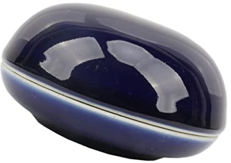 Artibetter Caja De Tinta De Porcelana Grande Contenedor De Pasta De Tinta Roja Para Caligrafía Accesorio De Escritorio Para Decoración De Oficina