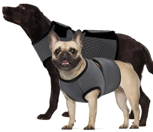 KOESON Dog Anxiety Calming Vest, Breathable Dog Thunder Jacket