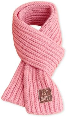 Loop Schal Kinder Jungen,Winterschal Halswärmer Halstuch Kinder Schal Winter Strickschal,Schlauchschal Baby schal,Weicher Schön Schals Winter-Schal für Mädchen Und Jungen Outdoor/Radfahren (Rose)