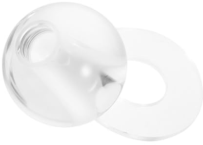 Healvian Queue de Billard D’entraînement Transparente 18mm en Verre et Acrylique, Outil de Précision pour Correction du Geste au Snooker, Balle D’entraînement Légère pour Améliorer
