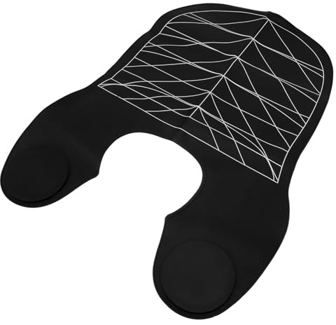 Zerodeko Parrucchiere in Silicone Nero Alta Resistenza e Forte Elasticità per Taglio Chioma a Casa in Salone
