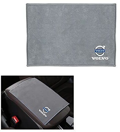NICKAL Auto Camoscio Thickened Cleaning Cloth, per Volvo XC40/60/90 V90 V60 V30 V40 S40 S60 S80 S90 C30 C70 Panno Biadesivo Microfibra Pulizia Reusable Super Assorbente Multiuso,Grey Style