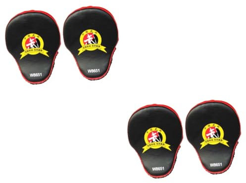 BESPORTBLE 2 Paar Schlagpratzen Für Boxhandschuhe Rot Bequeme Passform Fortschrittliche Polsterung Für Das Training