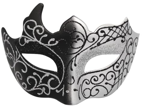 Doyomtoy Maschera Veneziana, Maschere in Maschera per Uomo Maschere Veneziana Coppia Maschera Mascherata per Uomo Halloween Carnevale
