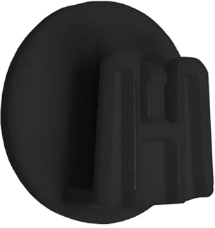 4R Quattroerre.it 1739 Televägtullsklämma avtagbart fästsystem, rund, 2 st, 3 cm, svart