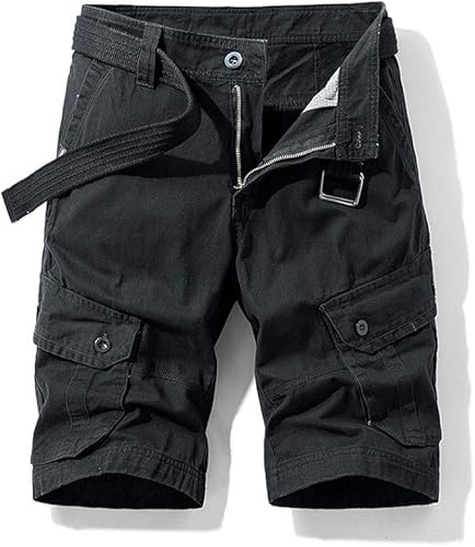Korta byxor herrshorts bomull cargoshorts herr sommar cargobyxor fritidsbyxor med fickor