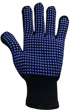 Feuerfeste Ofenhandschuhe, hitzebeständige Grillhandschuhe, Grillhandschuhe, hitzebeständige Küchenhandschuhe, Feuerhandschuhe, rutschfeste Ofenhandschuhe