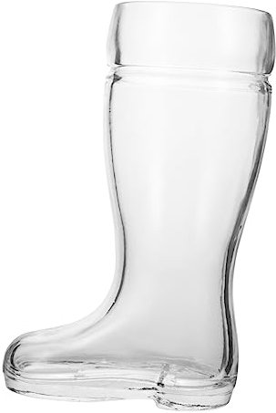 Mikinona Tasse à Bière Verre Forme de Bottes Verre Rétro pour Bars Ktv Facile à Réutilisable