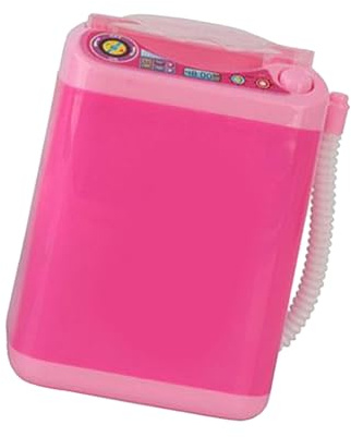 WEKAMOS Lavadora Infantil de Juguete Mini Rosa de Plástico, Simulación Función Batería para Juego de Imitación y Cocina Varios Estilos