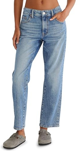 Mid-Rise Straight Ankle Jean, Medium WASH, 00R