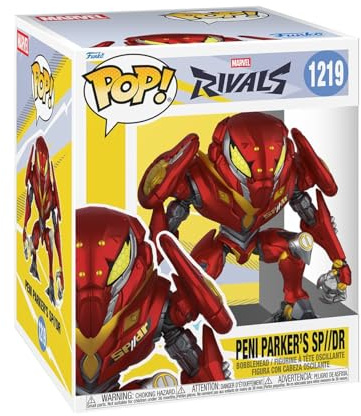 Funko POP! Super: Marvel Rivals – Peni Parker – samlarbar vinylfigur – presentidé – officiell produkt – leksak för barn och vuxna – modellfigur för samlare och för utställning