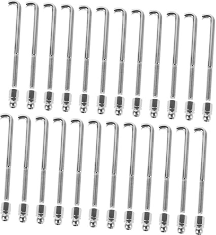 DEARMAMY 48 Stück Teiliges Banjo haken Langlebigem Inklusive muttern und Zugfeder haken Vielseitiges Reparaturwerkzeug für und Westliche Musikinstrumente Geeignet für Hobbyisten