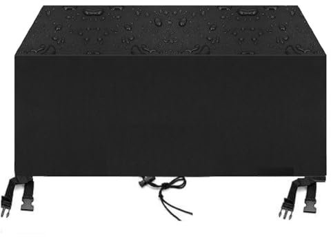 Housse Salon De Jardin Exterieur - Housses pour Mobilier De Jardin 255x125x105cm Anti-UV Coupe-Vent Housse De Protection Salon De Jardin 420d Oxford Tissu pour Meubles De Jardin Patio Table