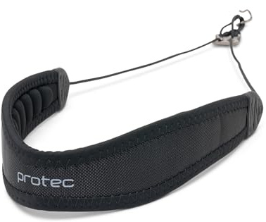 ProTec Less-Stress Bassoon Neoprene Neck Strap with Metal Slider & Open Hook, Model NLS317