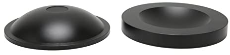 Yctze Högtalarställ HomePod Bordshållare – Högtalarstabil Bordshållare Förlustfri Ljudkvalitet Metallbordshållare för HomePod 2 – Set med 2 (Svart)