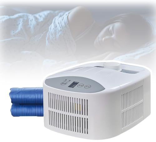 Colchón de Agua refrescante, Esterilla de refrigeración portátil, Modo Fuerte/débil, Panel Táctil, para Personas Que Duermen Calientes(W70cmxL160cm/W27inxL63in)