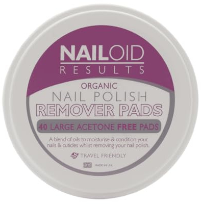 Nailoid Acetone Free Nail Polish Remover Pads 40's
