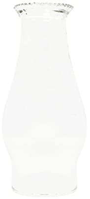 KOLIT Lampada ad Olio Vintage Altezza 31 cm per Uso Interno con Paralume in Vetro Trasparente, Include 1 Rotolo di Stoppino in Cotone, Lampada a Petrolio (Color : Chimney)